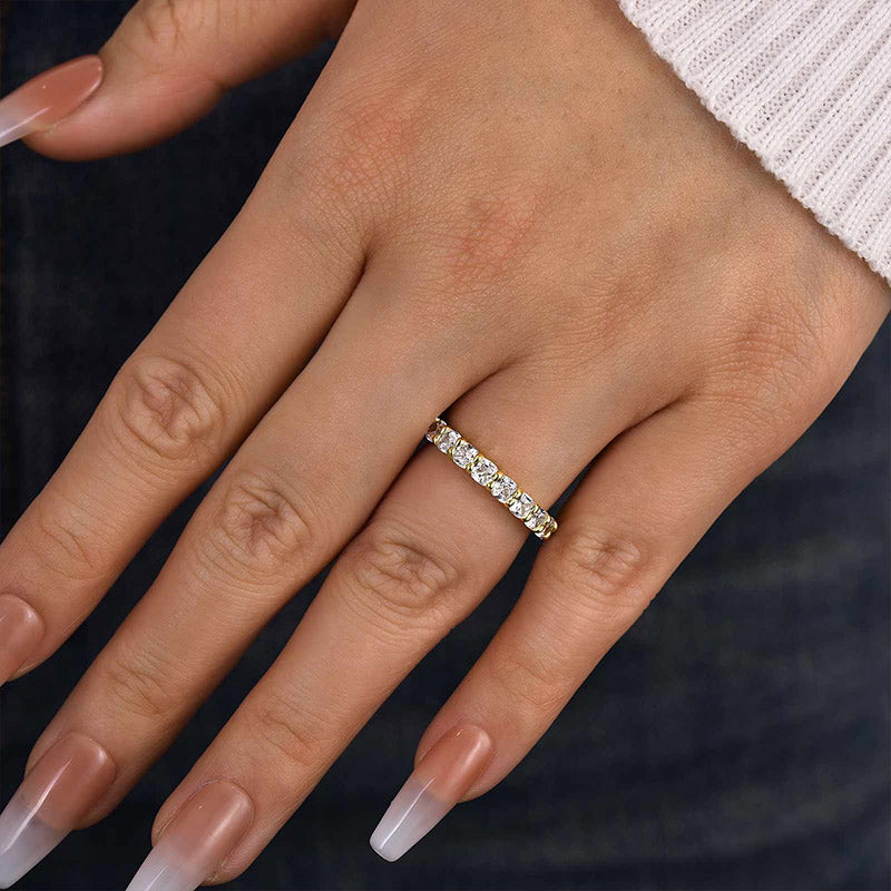 Allora Square Eternity Band