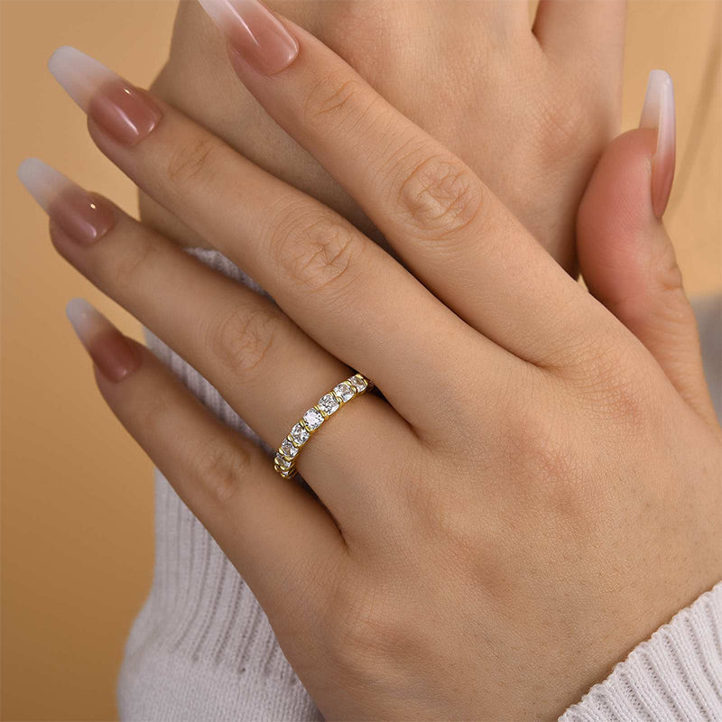 Allora Square Eternity Band