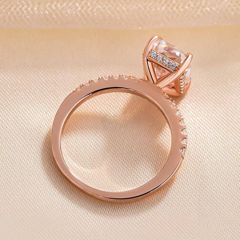 Brilliant Radiant Engagement Ring