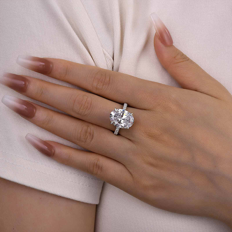 Premium Oval Engagement Ring