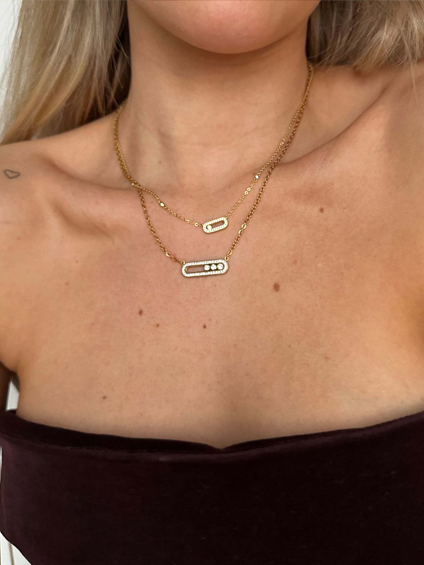 Collier à triple breloque Allora