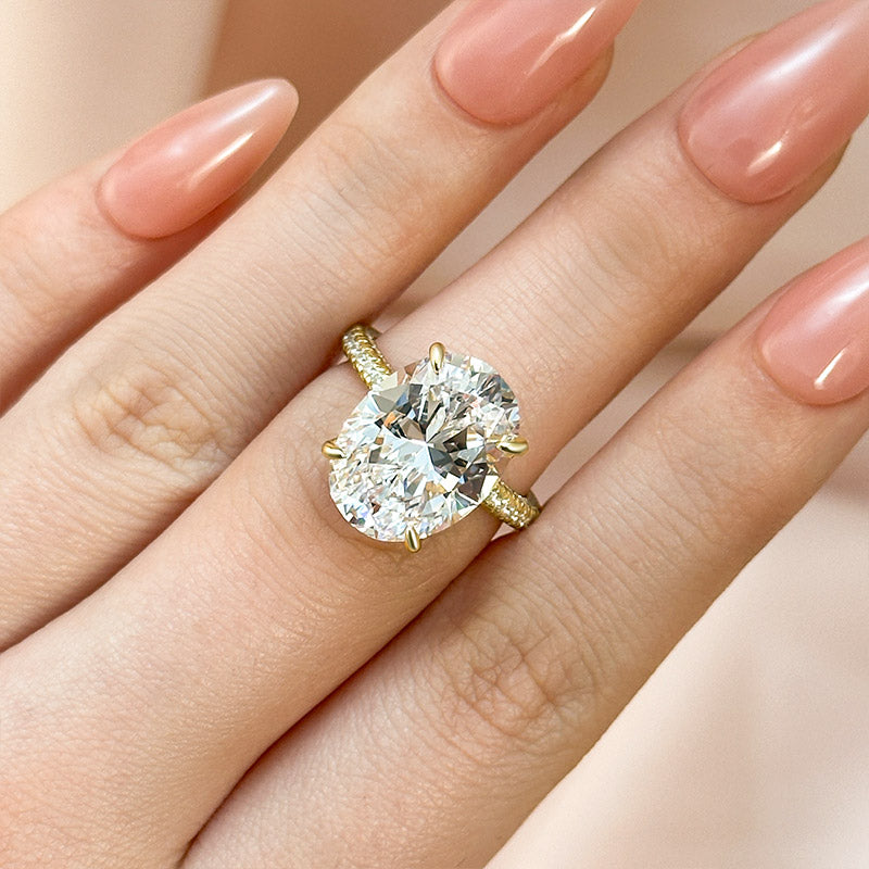 Premium Oval Engagement Ring