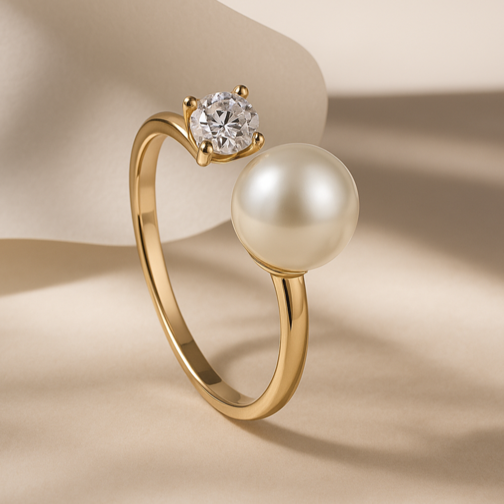 Luna Étoilée Ring
