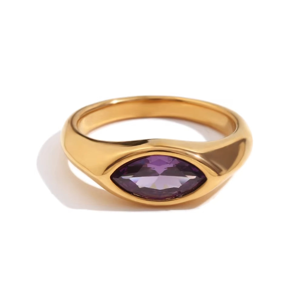 Golden Spectrum Ring