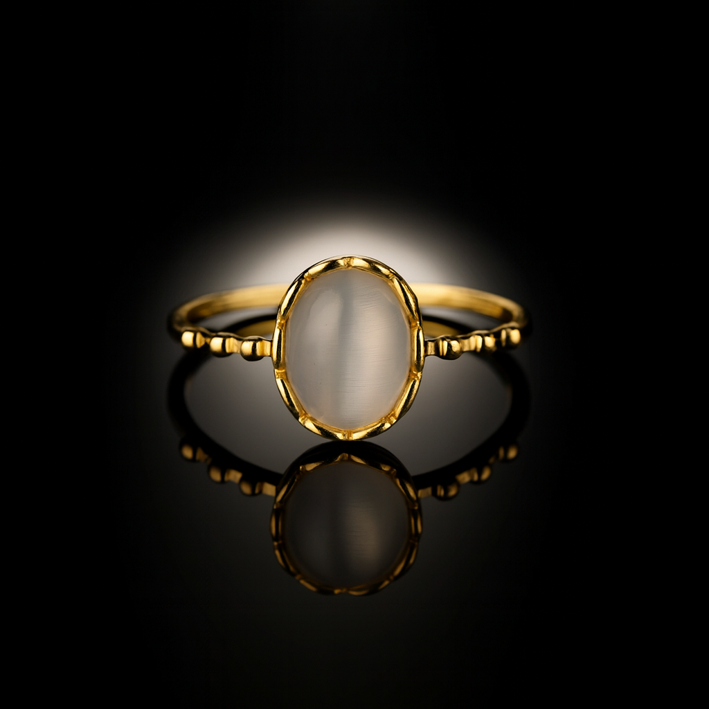 Allora Waterproof White Stone Ring
