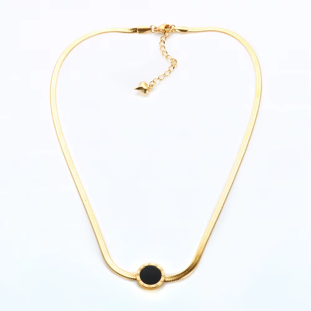 Luxe Roman Necklace - Gold Plated