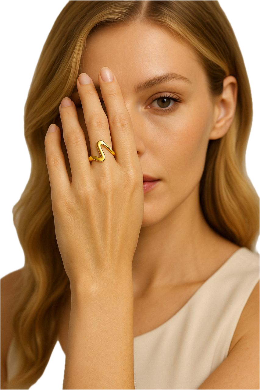 Allora Waterproof Wave Ring