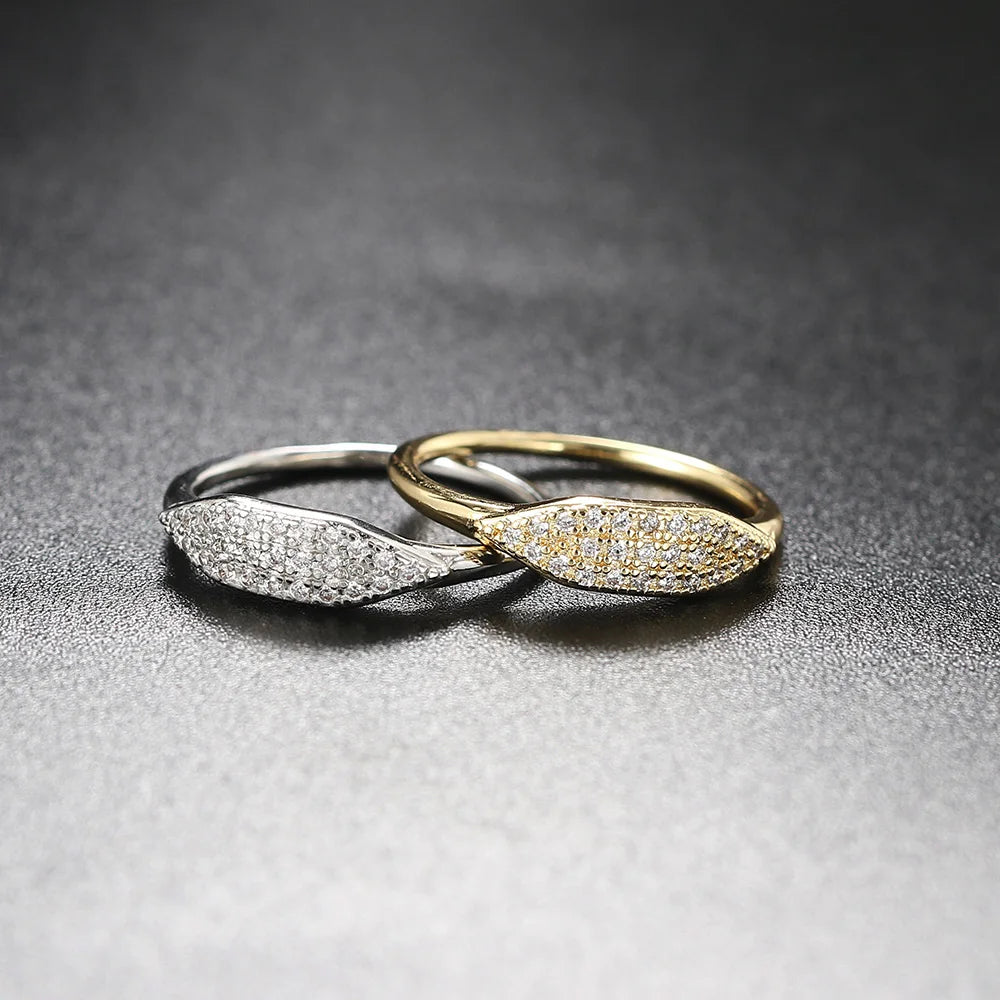 Golden Horizon Stacking Ring