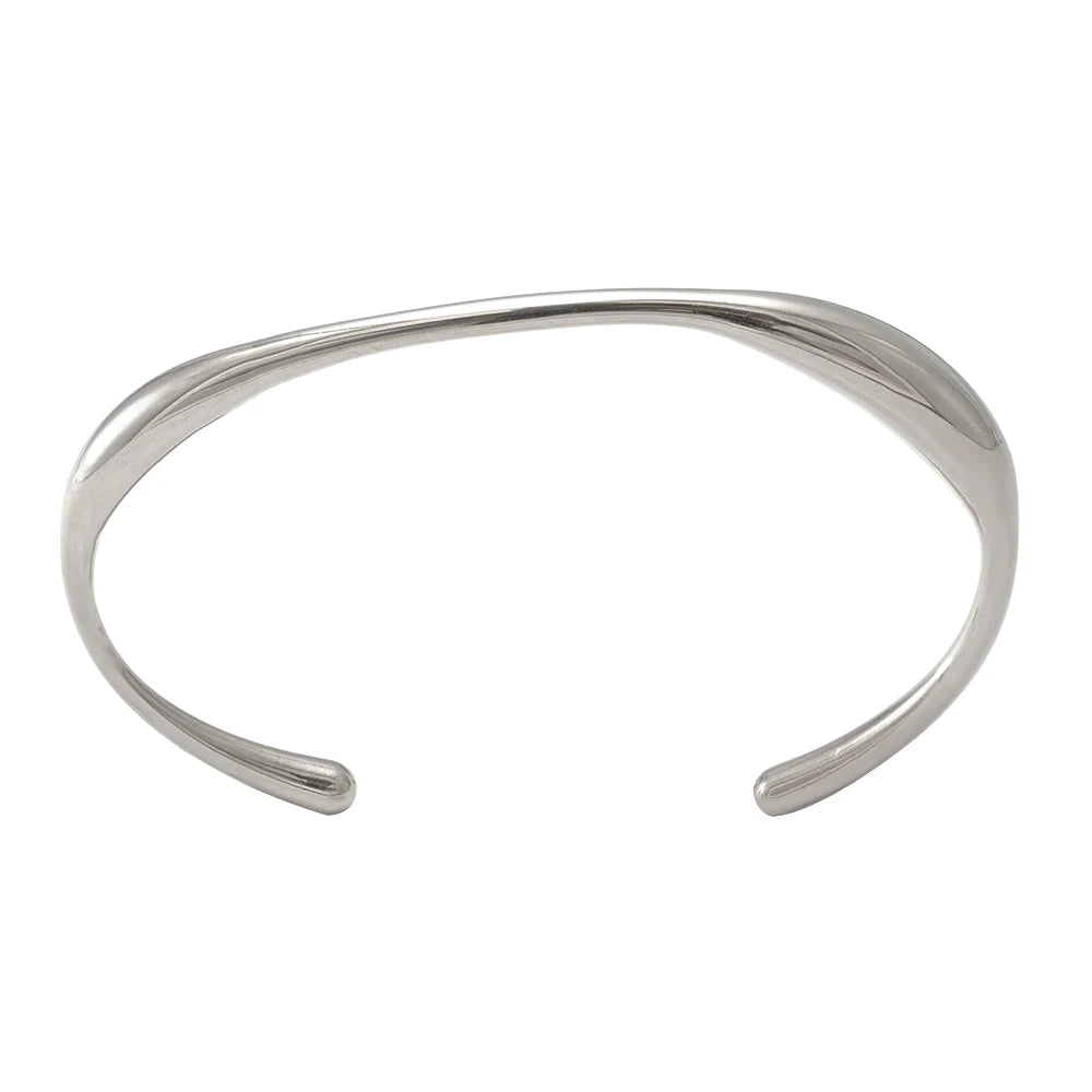 Luxury Curve Stainless Steel Bracelet