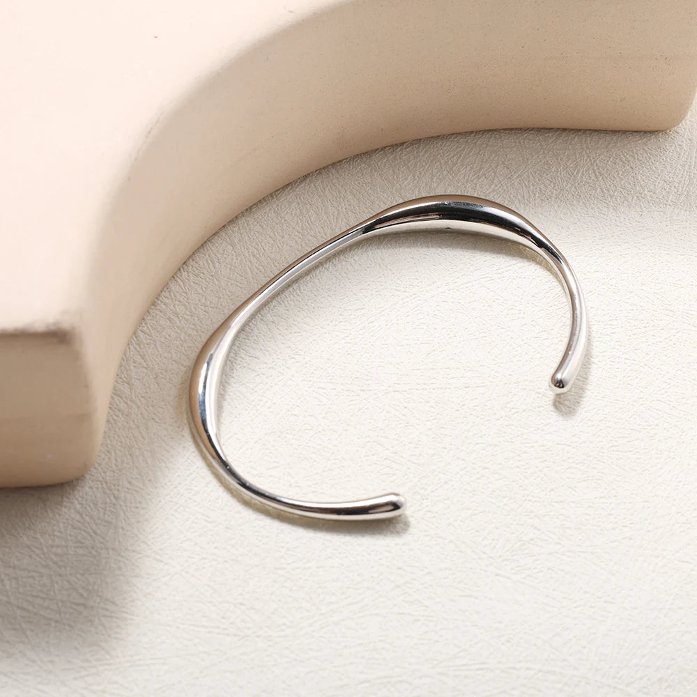 Luxury Curve Stainless Steel Bracelet