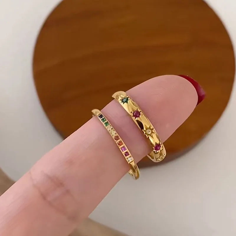 Allora Waterproof Radiant Rainbow Ring