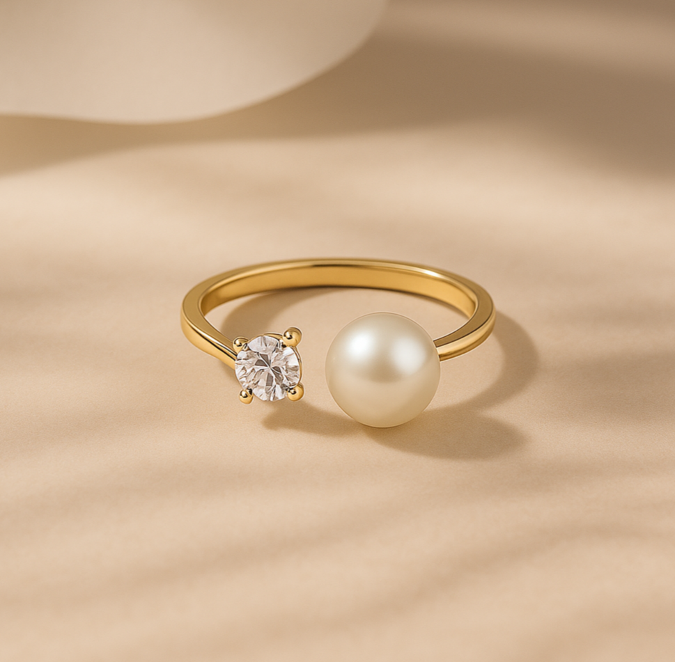 Luna Étoilée Ring