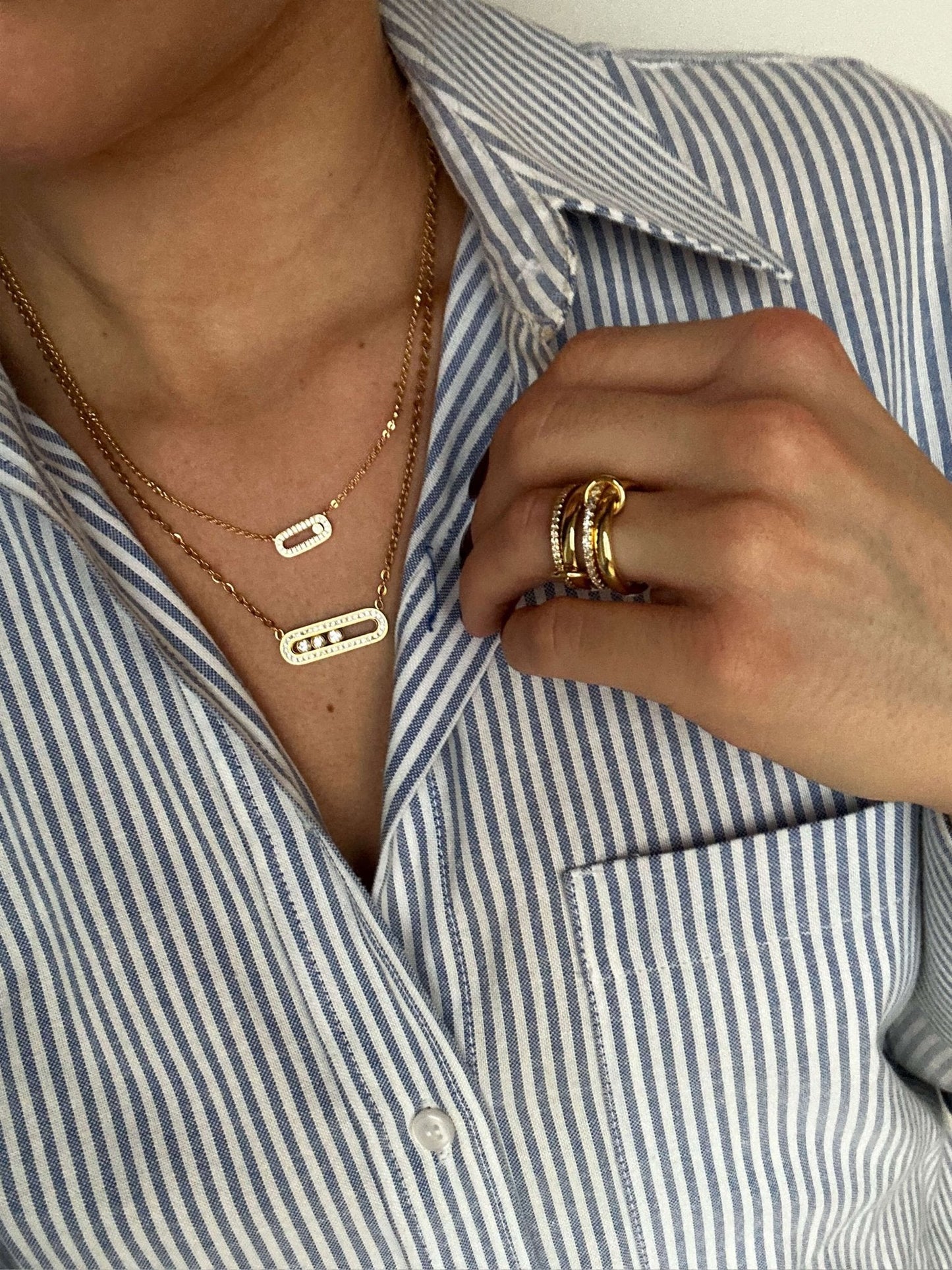 Collier à triple breloque Allora