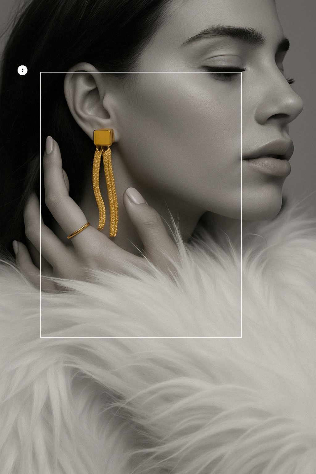 Golden Flow Chain Drops Earrings