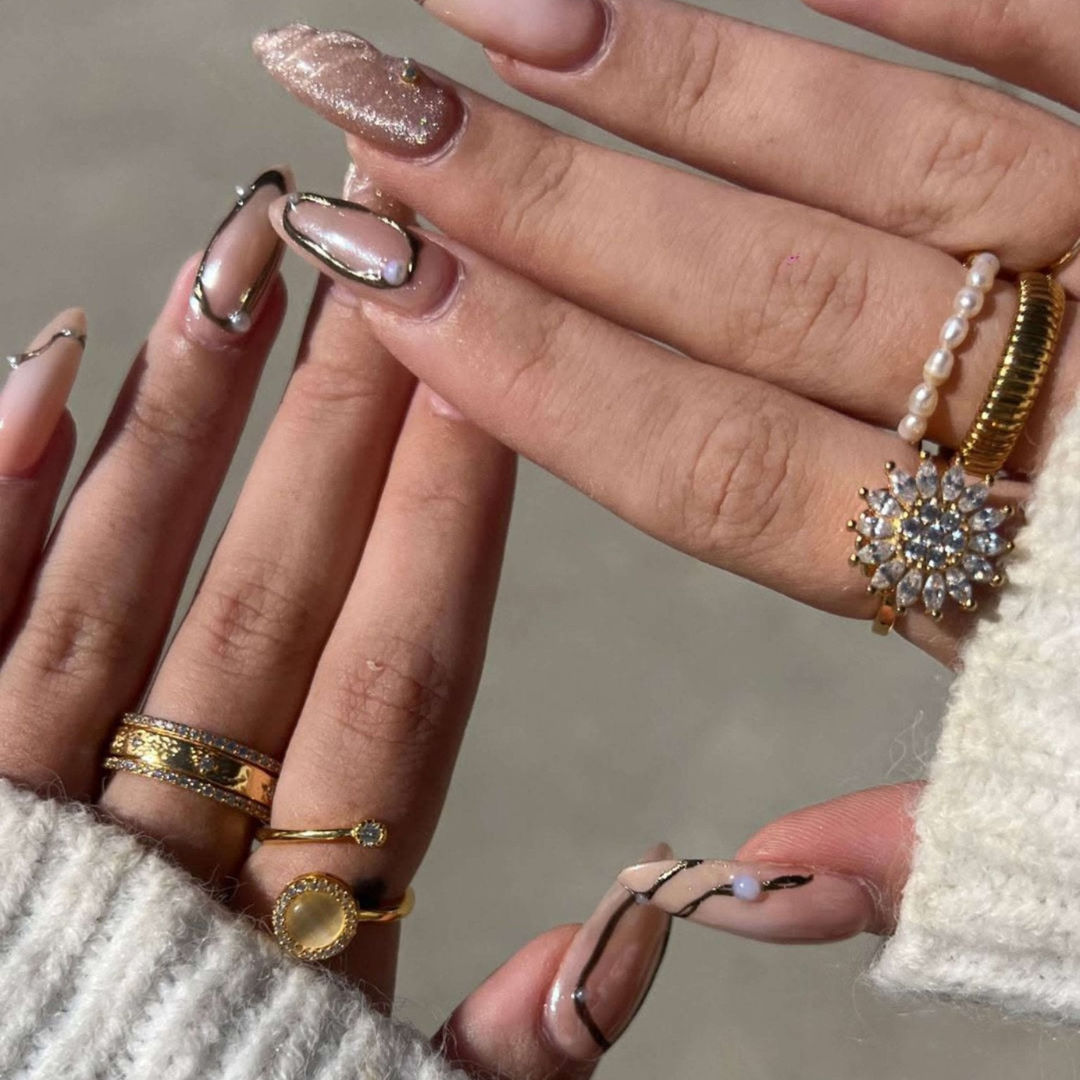 Zyra Anxiety Flow Ring Set