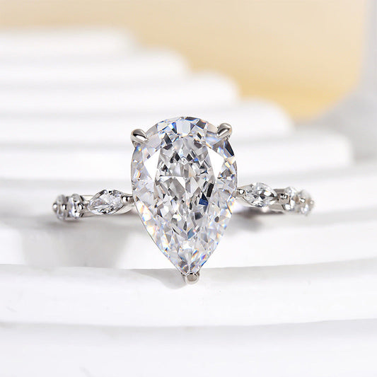 Allora Pear Diamond Ring