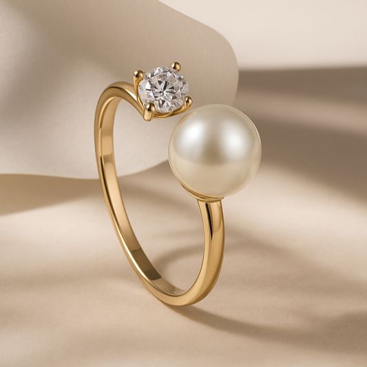 Luna Étoilée Ring