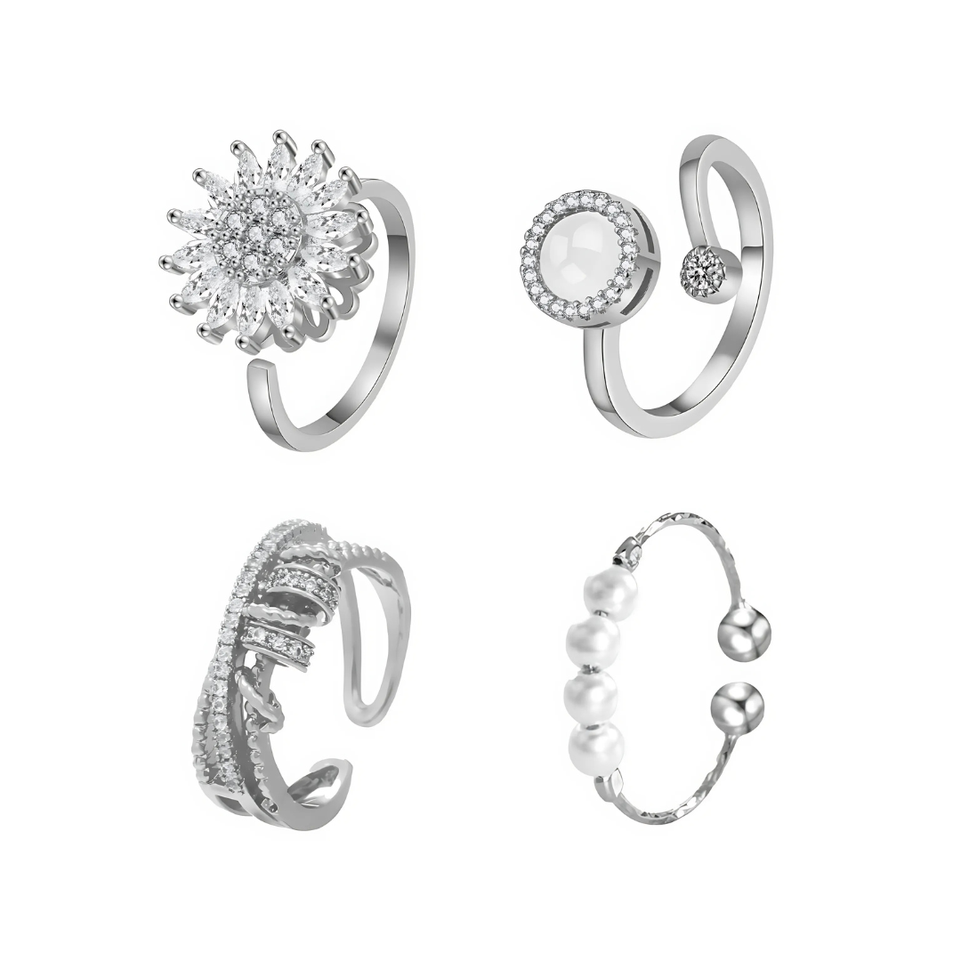 Zyra Anxiety Flow Ring Set