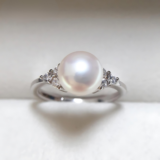 Lustrous Pearl Radiance Ring