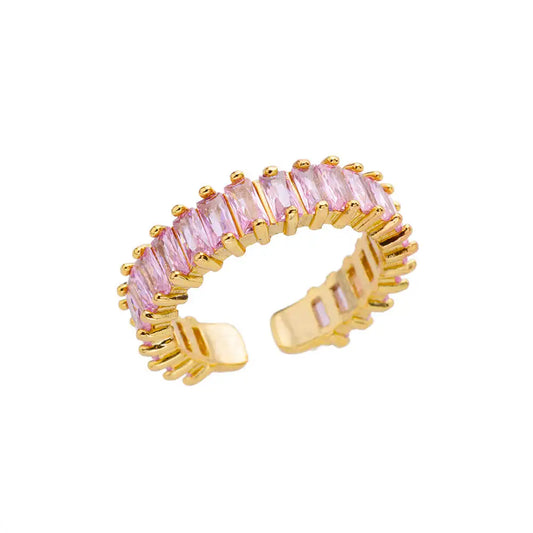 Allora Waterproof Pink Crystal Ring