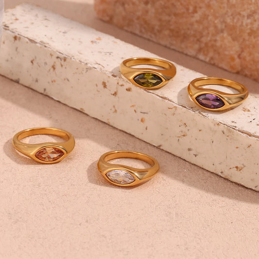 Golden Spectrum Ring