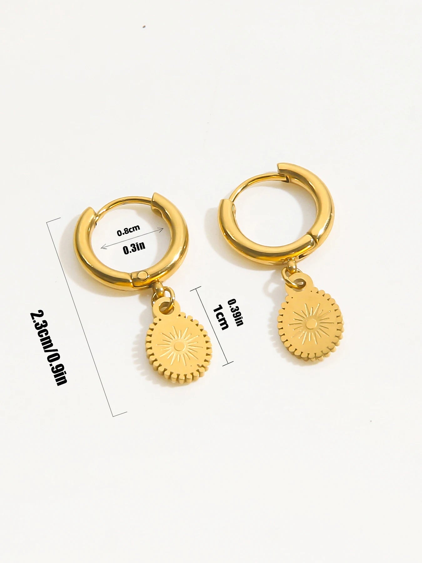 Stainless Steel Non-Tarnish Starlight Minimalist Earring Cute Design for Women Gift