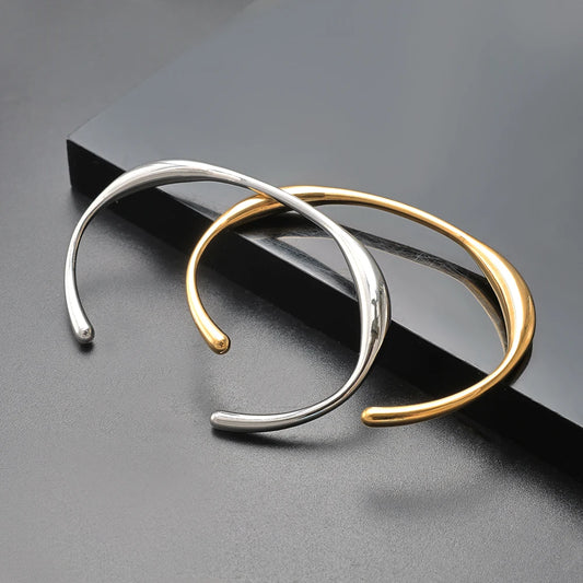 Luxury Curve Stainless Steel Bracelet