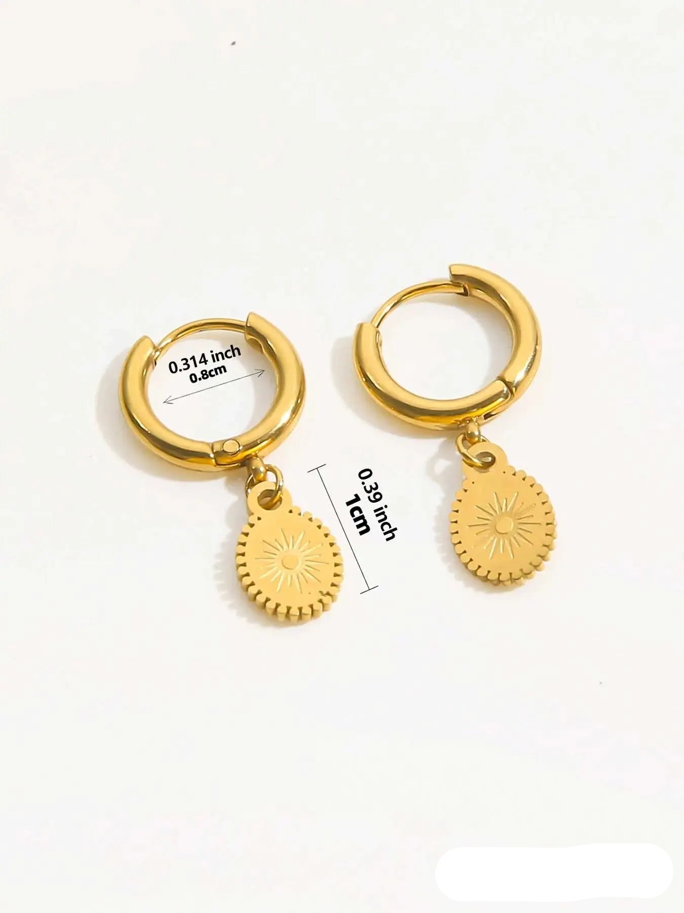 Stainless Steel Non-Tarnish Starlight Minimalist Earring Cute Design for Women Gift