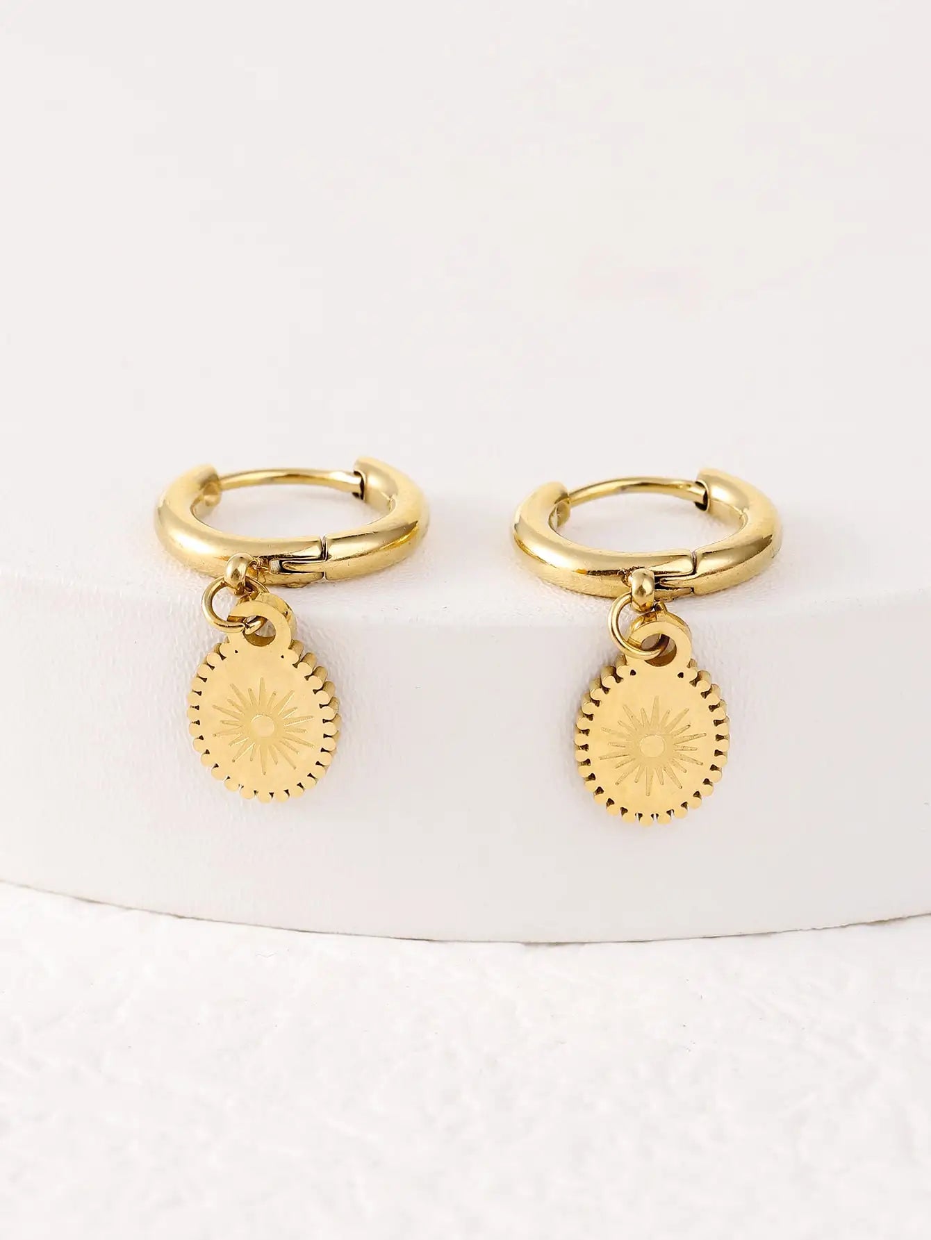 Stainless Steel Non-Tarnish Starlight Minimalist Earring Cute Design for Women Gift